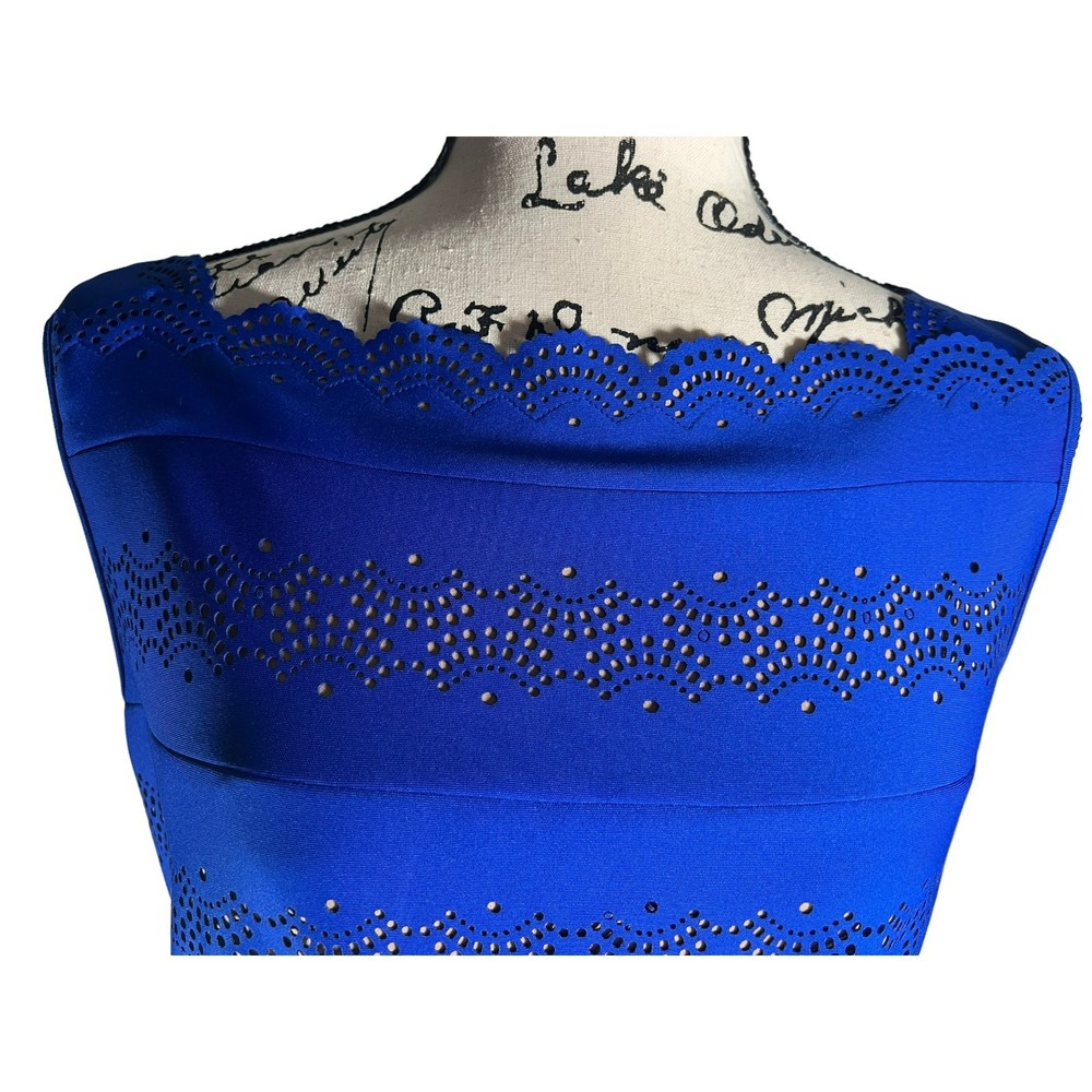 Bloomingdale's Tadashi Shoji Blue Dress - Picture 4 of 6